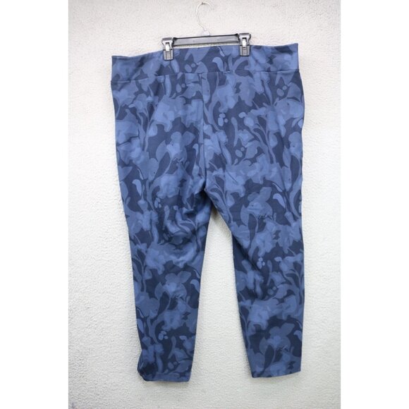 Soft Surroundings Blue Camo Pull-On Pants-Size 2X-Soft & Stretchy - Picture 6 of 8